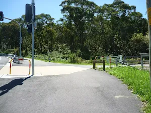 Great North Walk sign to Newcastle on Burwood Road