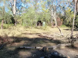 Fire place at the Ten Mile Hollow Campsite