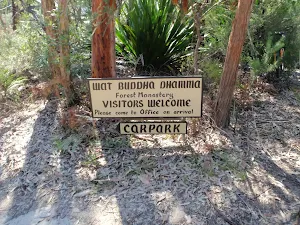 Welcome sign at the WAT Buddha Dhamma
