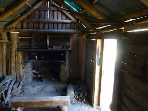 Inside Cascade Hut