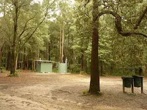 Toilet block at Cauuarina campsite in the Watagans
