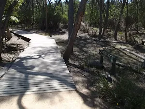 Board walked track to car park