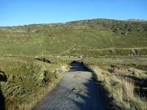 Lookout south east across the Snowy River to Charlotte Pass
