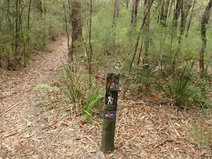 Track marker on Graves Walk