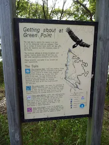 Sign in Green Point Reserve
