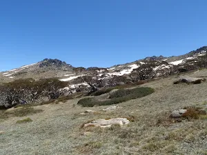 Looking along the Rams Head Range from the Upper rest area