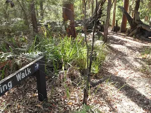 Sign on first bend on the Kanning Walk