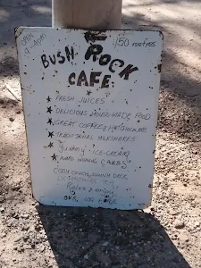 Bush Rock Cafe sign at Neates Glen car park