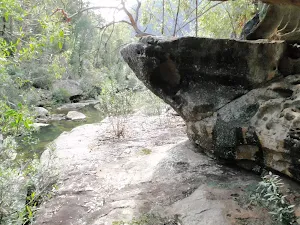Small beach on Erskine Creek south of Dadder Cave