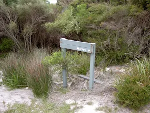 Signpost to Marley Beach