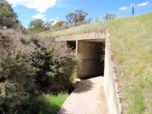 Western side of underpass