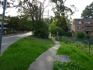 Walking along Dural St footpath