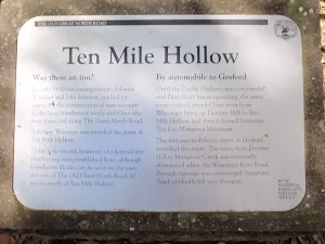 Sign at the Int of OGNR and Simpsons Track