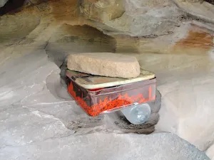 Log book box in Attic Cave