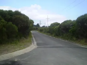 The end of Hordern Rd