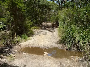Creek crossing on the coastal walk in the Wallarah Pennisula