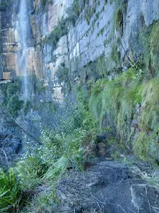 Track past Govetts Leap falls