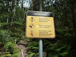 Remote area warning sign