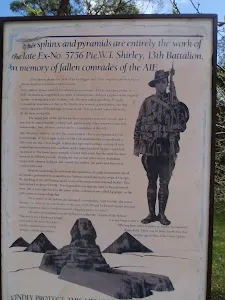 Information sign at Sphinx