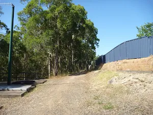 Fire trail behind houses in Green Point Reserve
