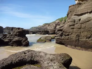 End of first section at Caves Beach Caves