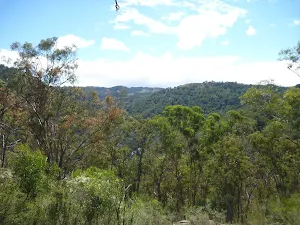 View high over the Coxs River Valley