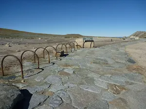 Bike Parking area at Rawson Pass