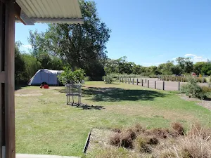 Flat grassy area