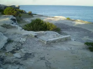 Old Footing near end of Cape Solader Drive
