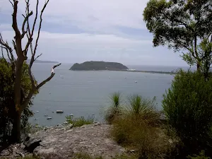 Barrenjoey Headland from above Mackerel Beach