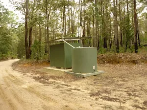 Toilet block at the Pines picnic area in the Watagans