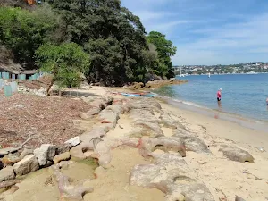 Rocky and sandy Queens Beach