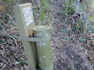 Walkers Register box near Heaton Gap Lookout