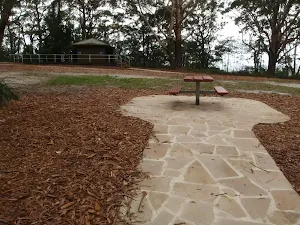 Path leading to picnic table