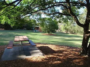 Picnic table in shade at Honeman's Picnic Area