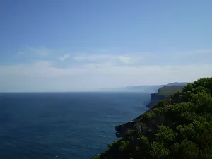 The coast and out to sea