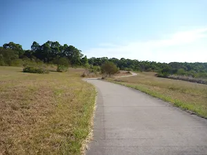 Shared bike/walking path in Green Point Reserve on Lake Macquarie