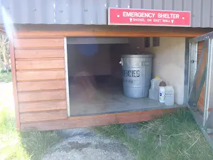 emergency shelter at the lodge