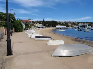 Boats beside path in Watsons Bay