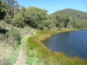 Pipeline Path beside Snowmakers pond