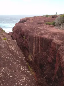 Red cliffs