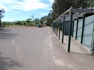 Toilet block at the end of the old road